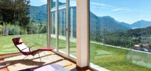 patio glass door and window